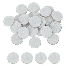 120Pcs Round Felt Circles 10mm 3/8" Non-Woven Felt Fabric Sticker White