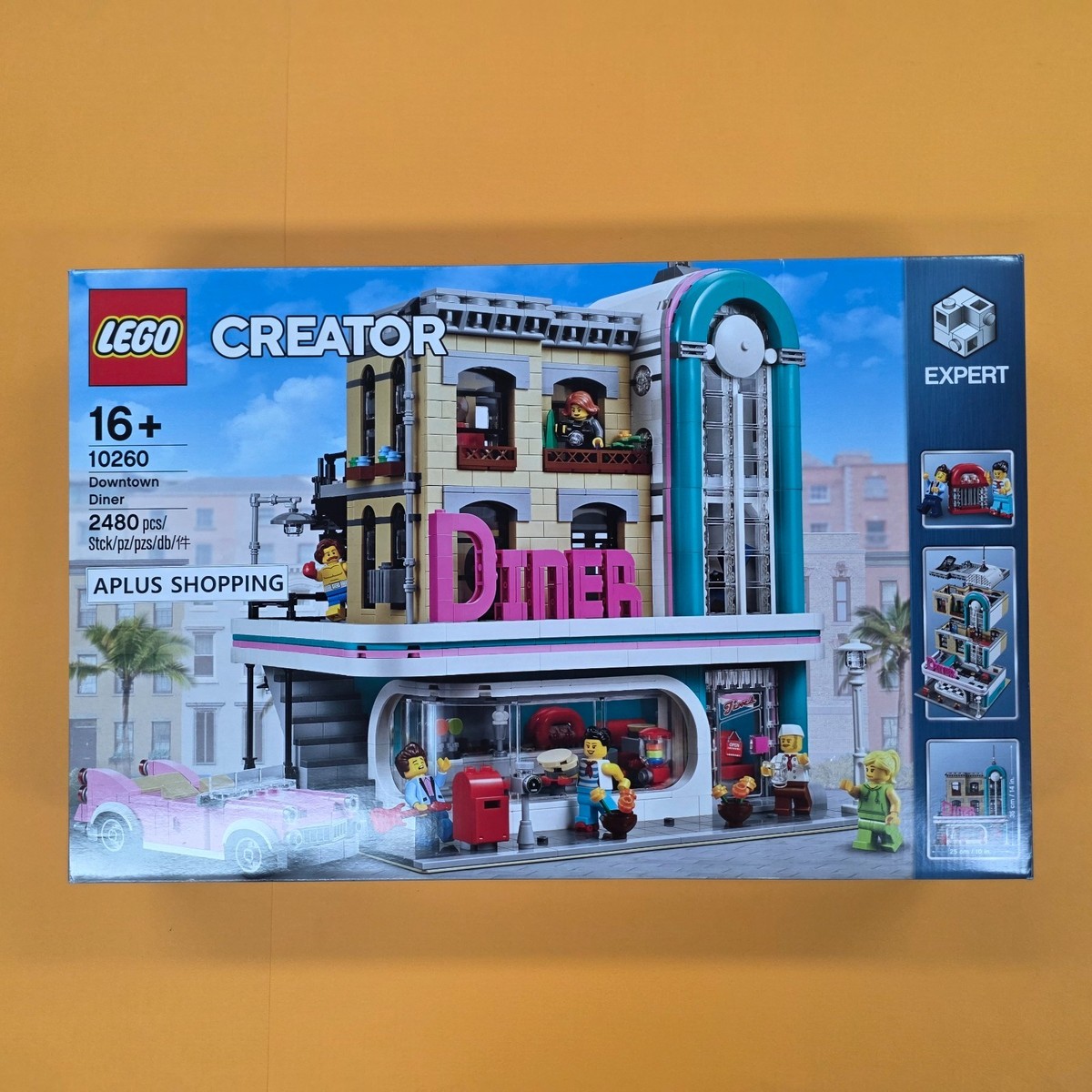 Lego 10260 Downtown Diner Set 2480pcs SEALED UK