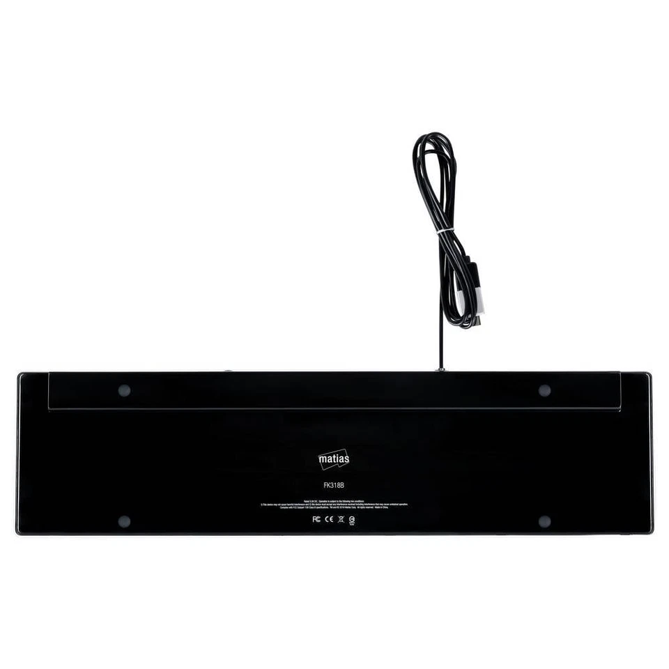 Matias FK318B Wired Aluminium Keyboard for Mac USB Tastatur US-Englisch, QWERTY, - Bild 3 von 4