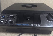Kodak 5600 Carousel Slide Projector Fully Functional Without Remote