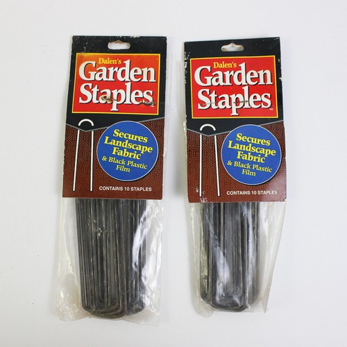 Dalen Garden Staples 20 count (2 packs) Outdoor Landscaping Seasonal Steel NOS