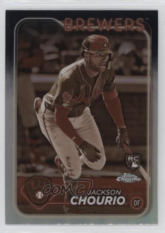 2024 Topps Chrome Sepia Refractor Jackson Chourio #161 o7m