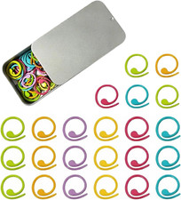 50PCS Metal Spiral Stitch Markers for Knitting  Crocheting