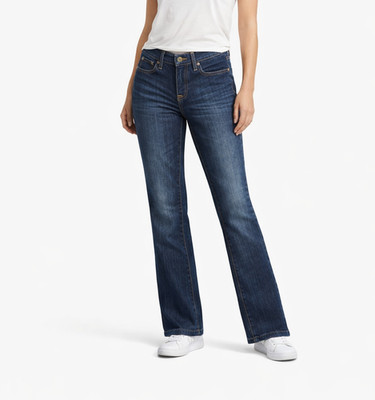 Gap Outlet Women s 0 Long & Lean Bootcut Jeans Dark Wash Stretch Denim