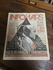 InfoWars Magazine #2 Alex Jones Info Wars Vol 1 Issue 2 Rare