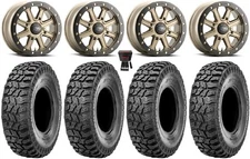 ITP Inertia Bdlk 14" Wheels Br +40mm 30" Ridge Saw 2.0 Tires RZR Turbo S / RS1