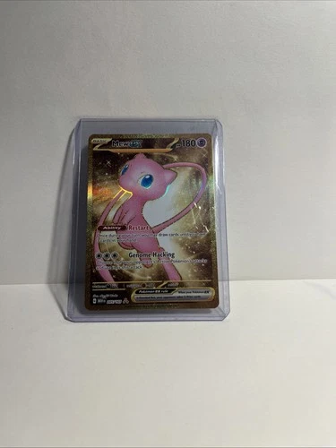 Pokémon Mew EX Gold TCG 205/165 SV 151 Scarlet & Violet Hyper Rare Holo