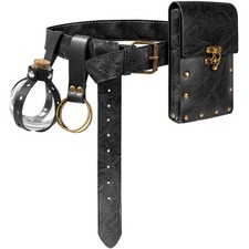 Steampunk Waist Bag Fanny Pack Belt Pouch Medieval Renaissance Cosplay Accessory