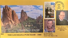 BGC 3782 Louisiana Purchase Scott Carpenter Astronaut Whizzer White Justice 