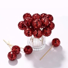 AplusChoice 20PCS 1.6" Small Disco Ball Mirror Mini Hanging Events Wedding Party