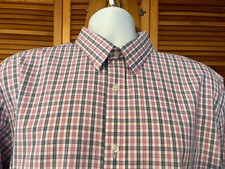 UNTUCKIT "DOLCETTO" SZ XL SLIM FIT WRINKLE FREE COTTON LS DRESS SHIRT