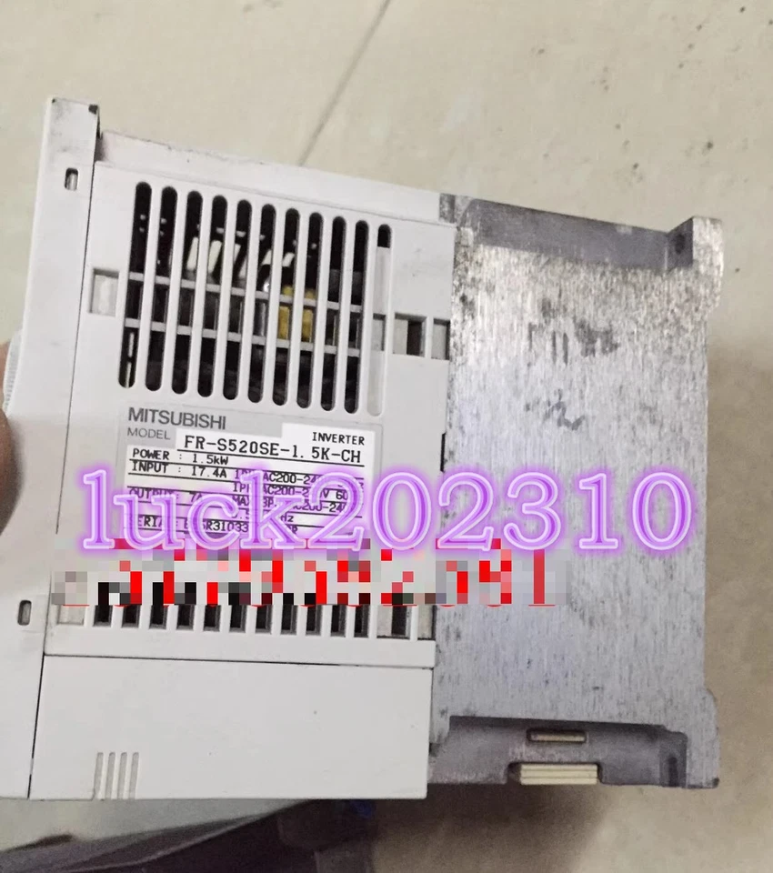 1PC used Mitsubishi inverter 1.5KW FR-S520SE-1.5K-CH 220V #YY - Image 2 of 2
