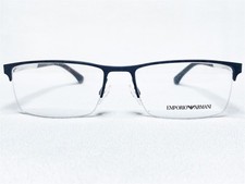 NEW Emporio Armani EA1041 3094 Mens Black Rubber Eyeglasses Frames 55/17 140