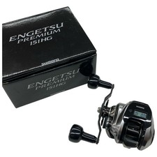 Shimano 18 Engetsu Premium 151HG 03791 con mango Gomexus carrete de pesca Bai...