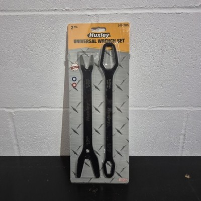 Huxley 2 Pc Universal Wrench Set Adjustable Sizes SAE 18 Sizes - Metric 20 Sizes