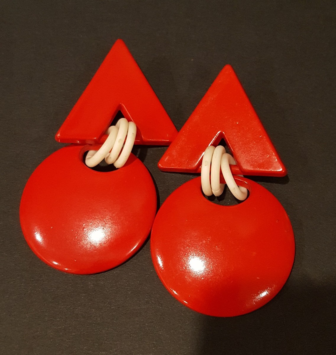 Vintage 80's Valley Girl earrings
