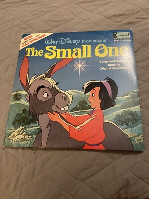 VTG WALT DISNEY The SMALL ONE Disneyland 3820 (1978) With Book