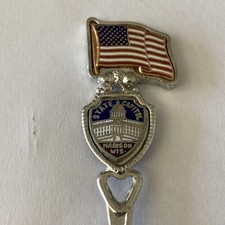 Vintage Souvenir Spoon US Collectible State Capitol Madison Wisconsin