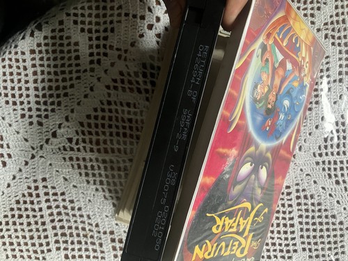 Disney’s Aladdin (VHS, 1992) Black Diamond #1662 W/ The Return Of Jafar RARE!!! - Picture 13 of 13