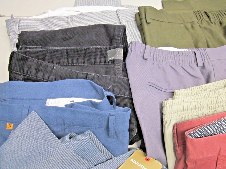 MEN'S TROUSERS BUNDLE x 15 Various Sizes inc M&S JASPER CONRAN ASOS eBay