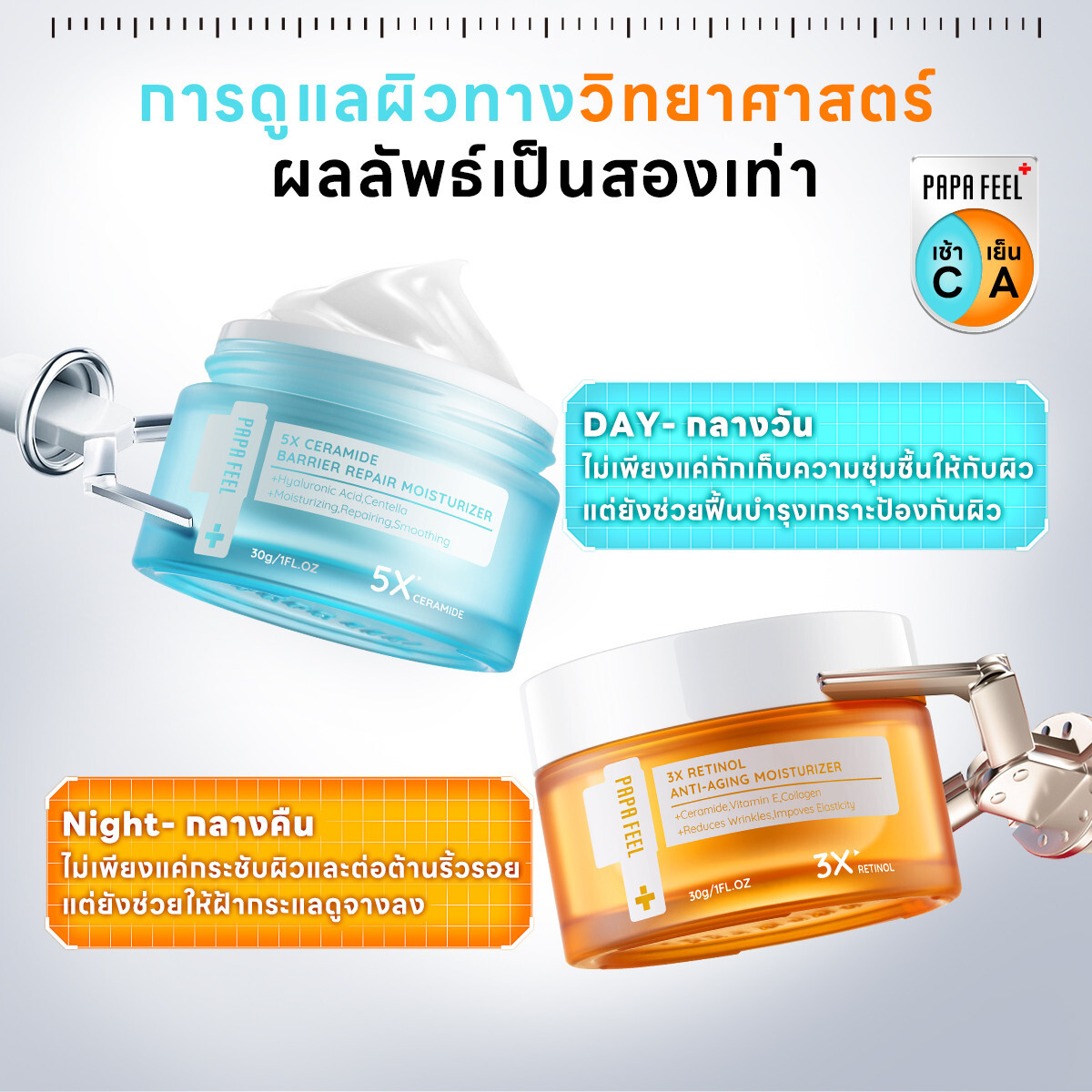 PAPA FEEL SYMWHITE 377 Serum + 577 Serum + Anti-Aging Cream +