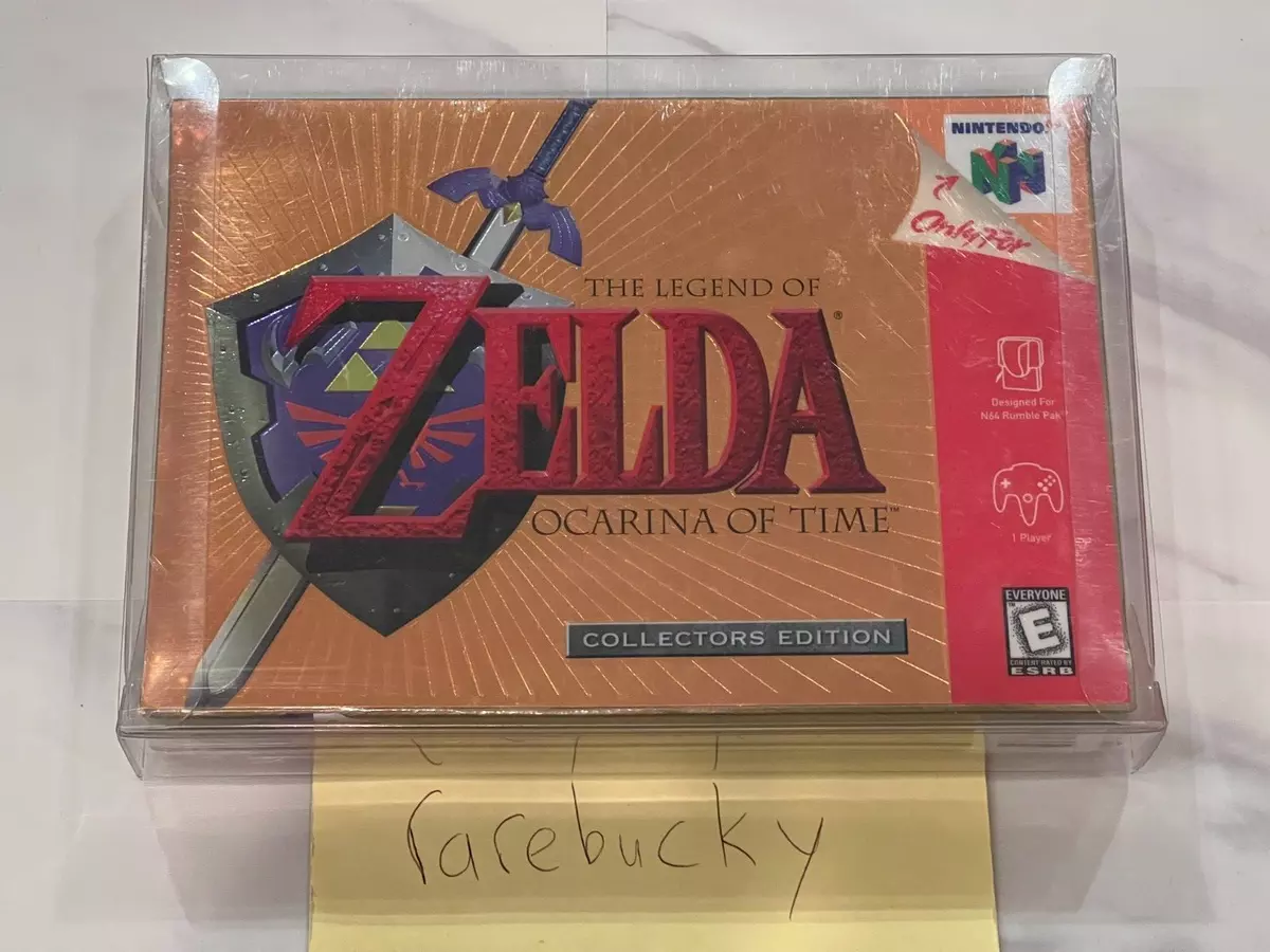 N64 The Legend Of Zelda Ocarina Of Time Collectors Edition Factory Sealed