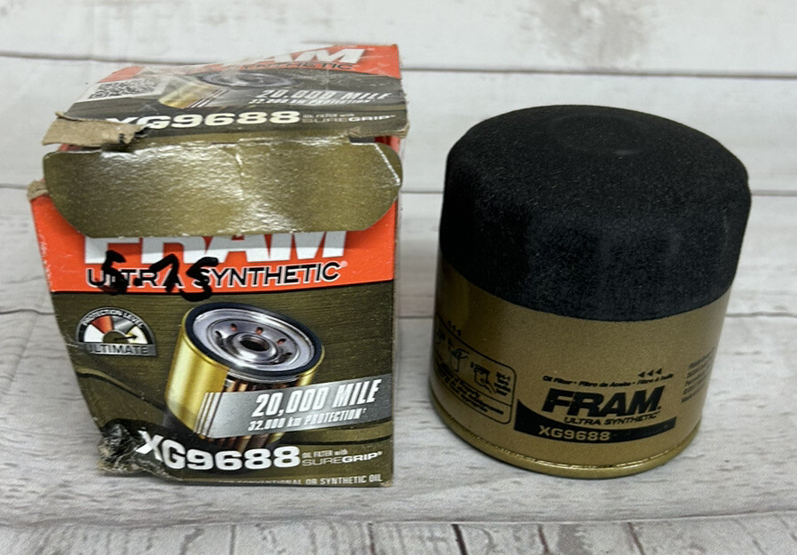 New Old Stock FRAM XG9688 Ultra Synthetic Oil Filter (open box) Damaged Box eBay