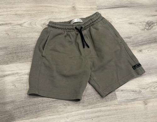 ZARA Youth Shorts Above Knee Boys Size 9 Olive Green Bottoms Drawstring Pockets - Picture 4 of 8