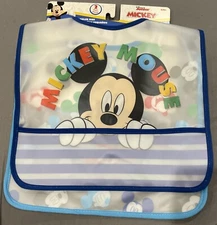 NEW Toddlers Mickey Mouse Disney Junior Bibs 2 Pk