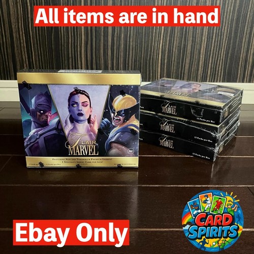 2024 Górny pokład Marvel Flair Hobby Box Nowy fabrycznie zapieczętowany【1 pudełko】
