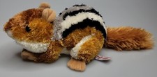 Authentic Aurora World Inc. Chipmunk 8" Stuffed Plush Toy Animal Super Soft
