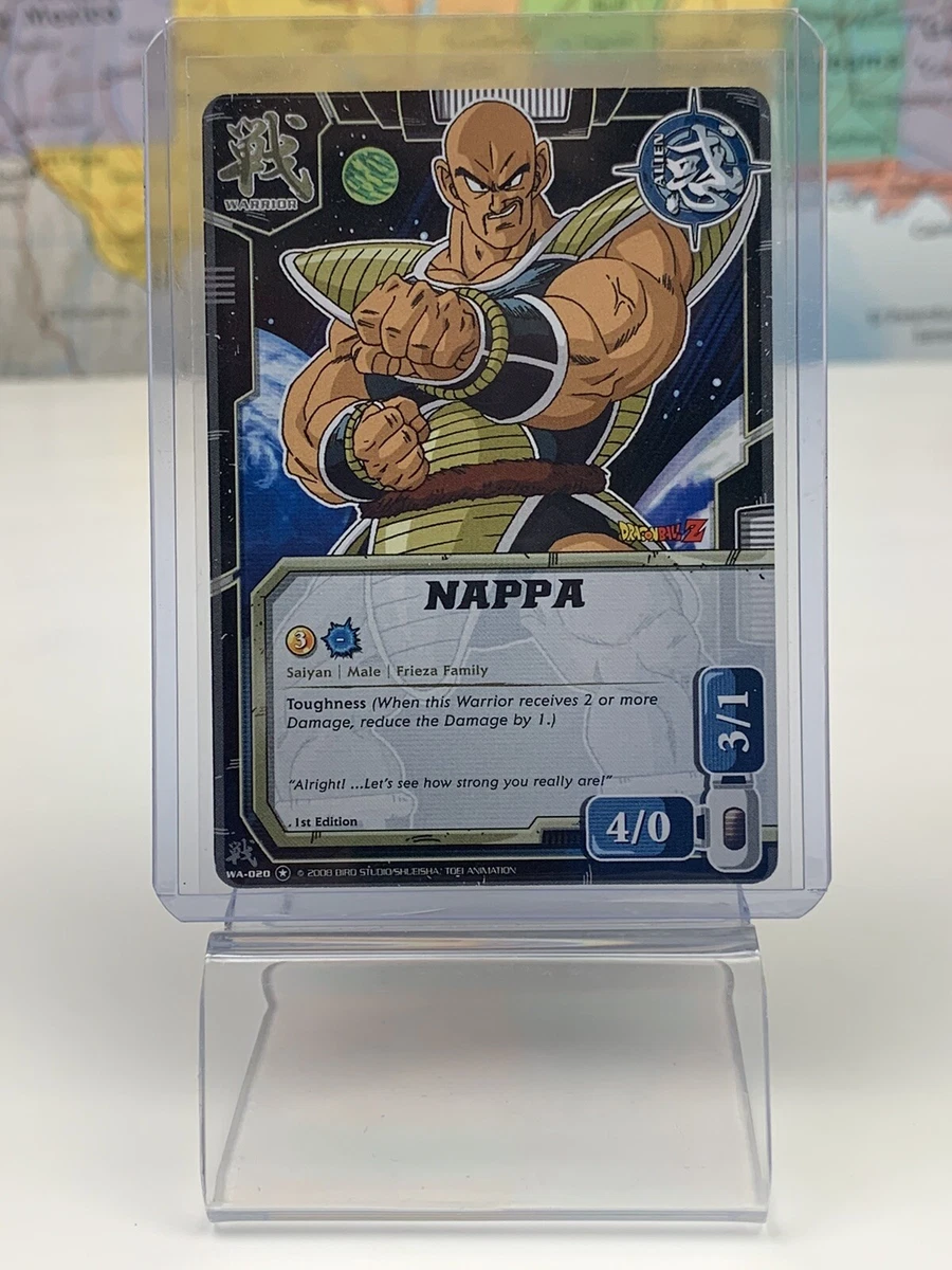 SHIPS SAME DAY Nappa WA-020 Common Unl NM Warriors Returns Dragon Ball Z  Card | eBay
