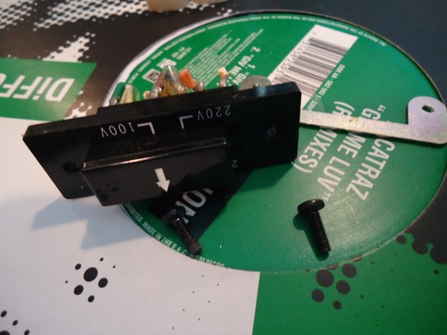 Sansui QRX-9001 Quad Receiver Parting Out Voltage Selector