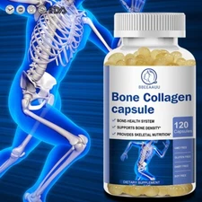 Bone Collagen Capsules  - Supports Joint, Bone & Skin Health - 120 Capsules
