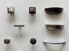 Brushed Nickel ORB Satin Chrome Drawer Pulls Cupboard Cabinet Knobs Handles