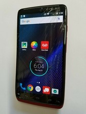 Teléfono inteligente celular Verizon desbloqueado Motorola Droid Turbo rojo 32 GB Android GSM