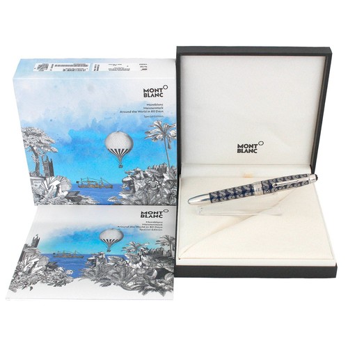 2021 MONTBLANC AROUND THE WORLD IN 80 DAYS SPECIAL EDI FOUNTAIN PEN NEVER INKED