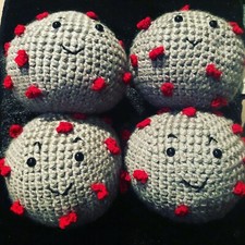 crochet, Virus Stuffy, Happy Virus