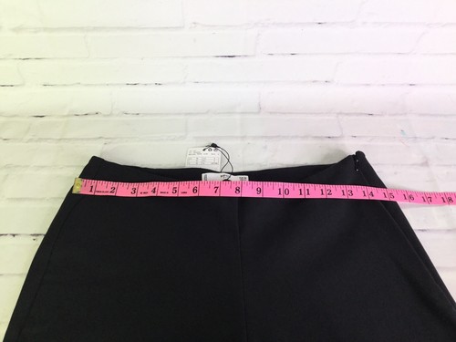 MNG Suit By Mango Womens Size 6 Black Capri Cropped Dress Pants Work Career NEW - Picture 6 of 10