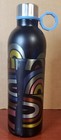 Starbucks 20 Oz Water Bottle Navy Blue Line Art Hook Stainless Steel Rainbow