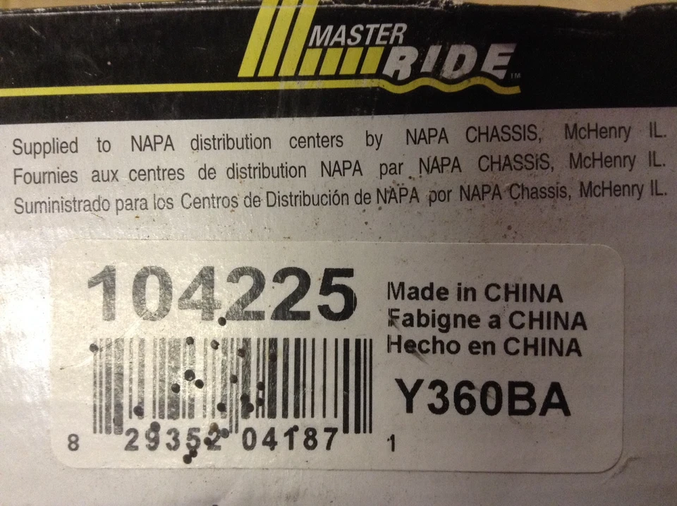 Шаровой шарнир передней верхней подвески NAPA 104225 — подходит для Ford Lincoln Mercury 95–02 годов выпуска - Изображение 2 из 4