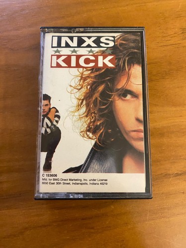 INXS - Kick Cassette Tape 1987 Vintage Rock n Roll Metal Classic Alt 80s