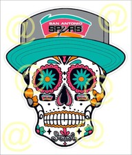 San Antonio Spurs Retro Sugar Skull  -Premium Vinyl Wemby