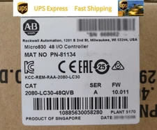 AB 2080-LC30-48QVB Micro830 48 I/O PLC Controller Spot Goods! Expedited