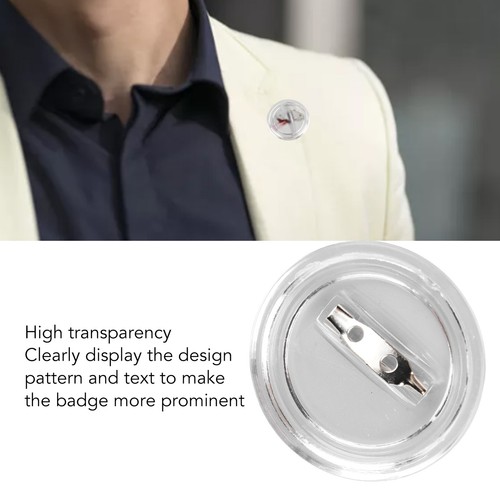 50Pcs 3.8cm Acrylic Badge Picture Photo Button Pins For Craft Accessories YEK - Picture 14 of 22