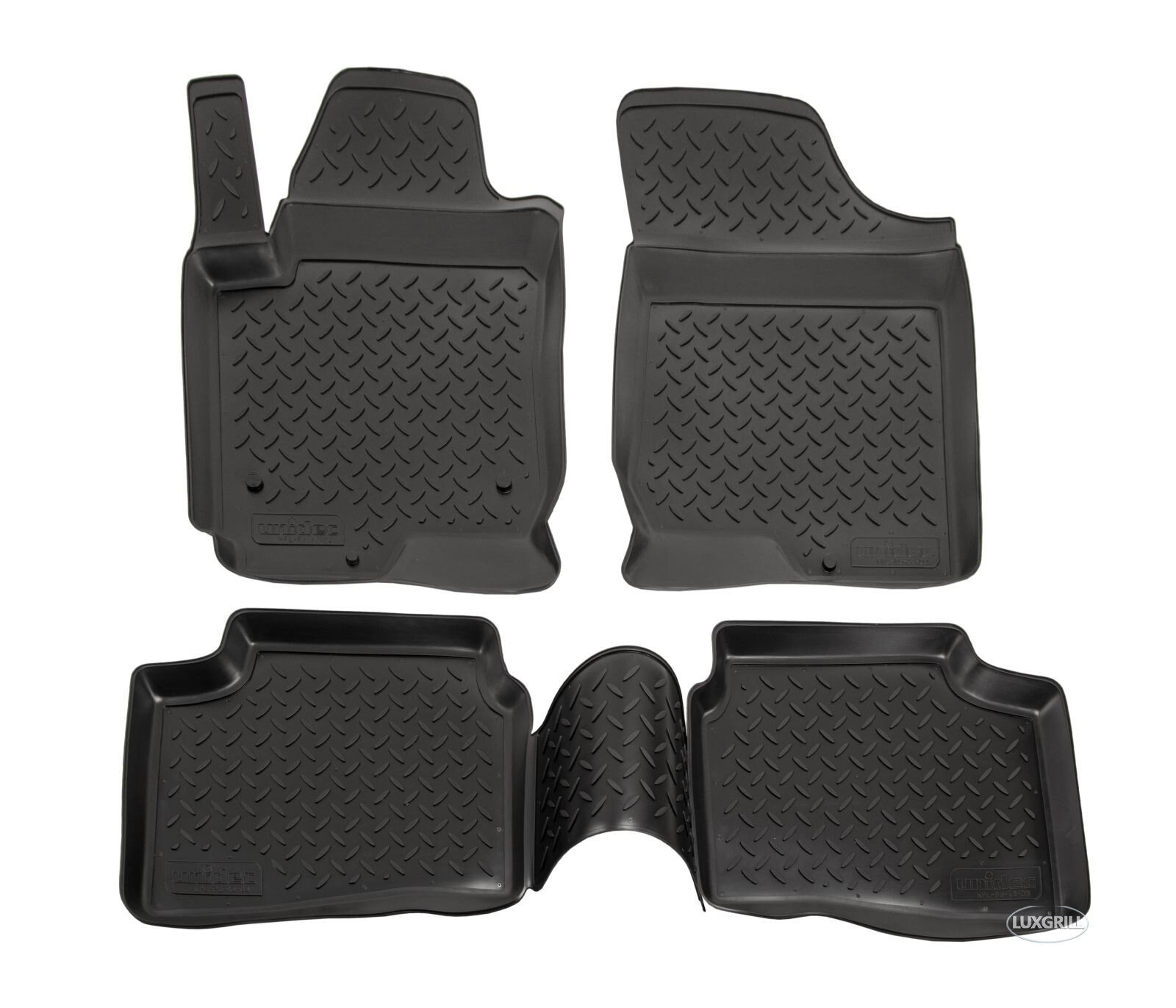 Tapis de sol caoutchouc 3D anti-boue à bords hauts pour Hyundai i30
