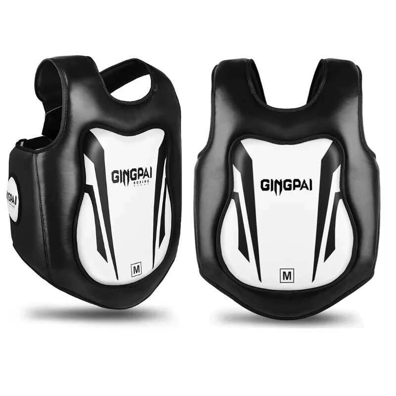 Boxing Body Protector Chest Guard Vest Kid MMA Kick Equipment