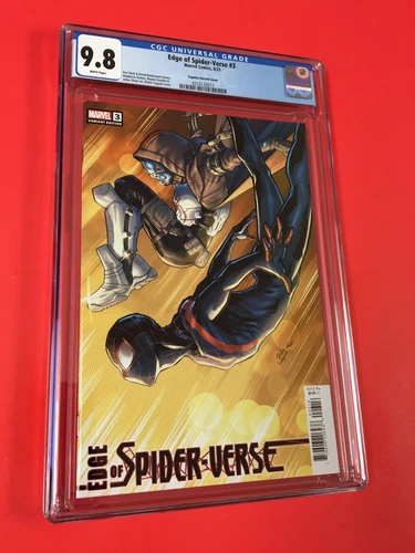 EDGE of SPIDER -VERSE  #  3  (2023)  CGC 9.8  YAGAWA  1:25 SPIDER-BOY VARIANT !!