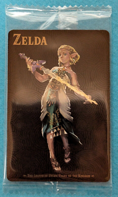 ZELDA The Legend of Zelda Tears of the Kingdom Nintendo Wafer Card