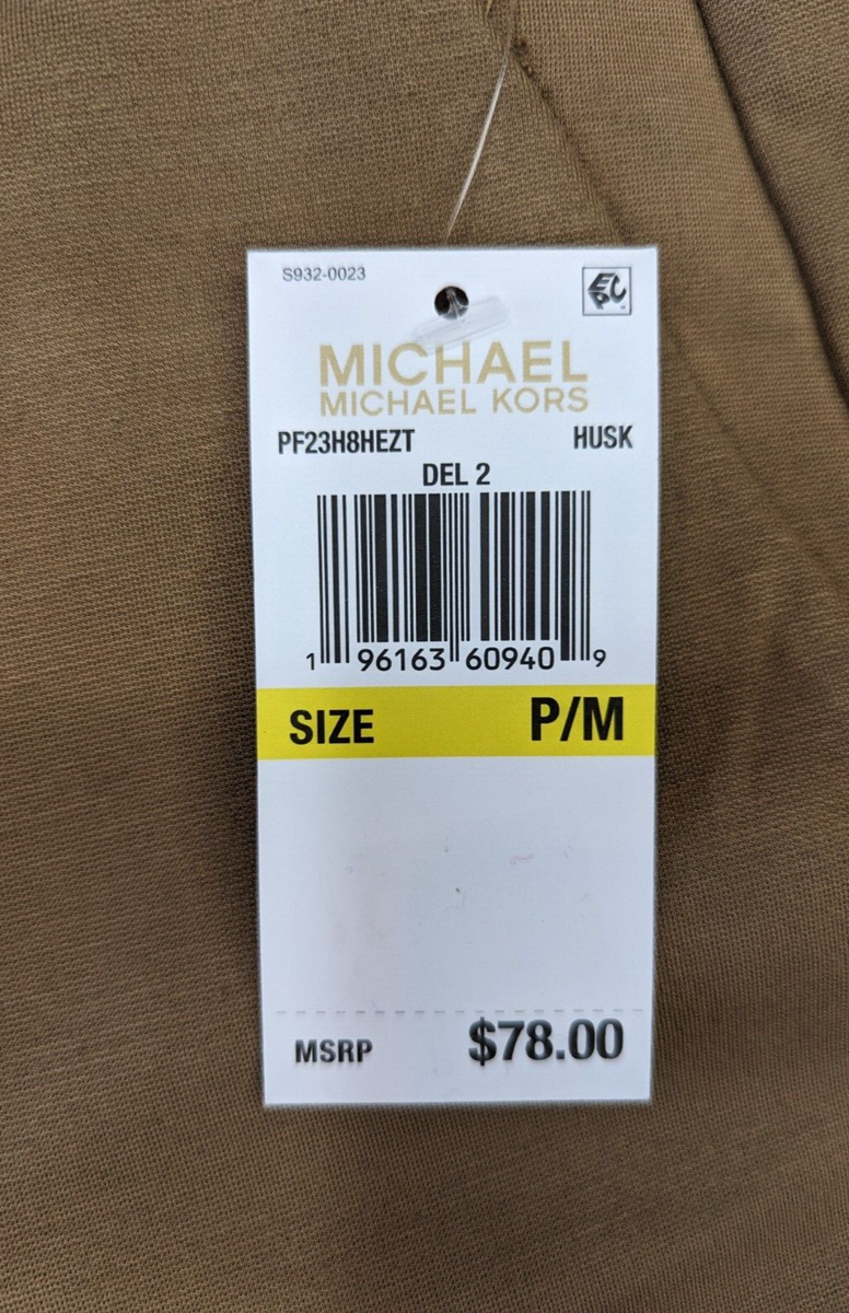 ☺︎ ☺︎  Michael Michael Kors Petite Pull-on Straight Leg Pants, Beige